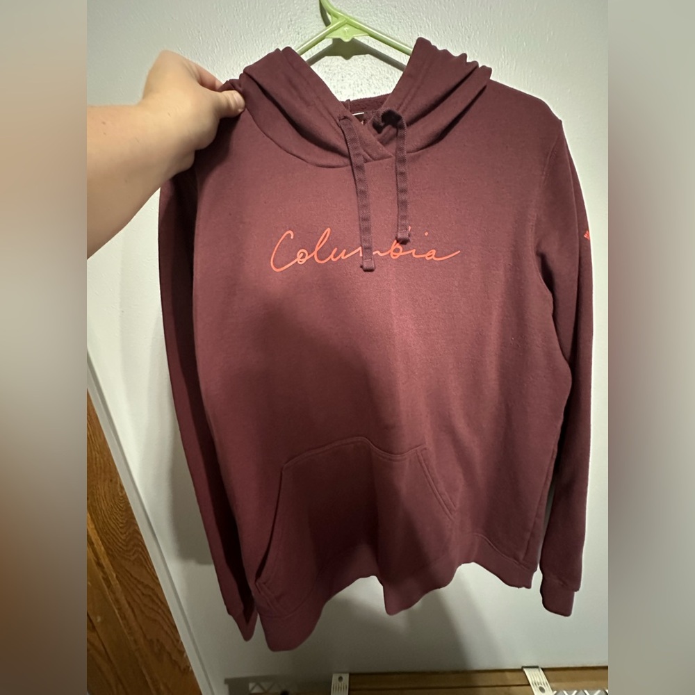 Columbia Burgundy Pullover Hoodie